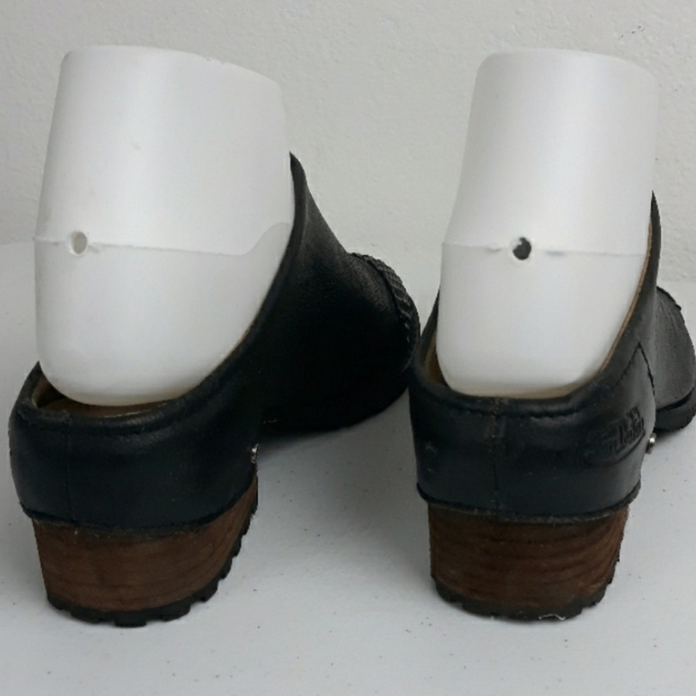 Von Dutch Dalia Black Slide On Mules Size 6 - Picture 4 of 6